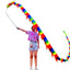 Cinta Poi Dragon Spiral fibra vidrio 16.4pies arcoíris