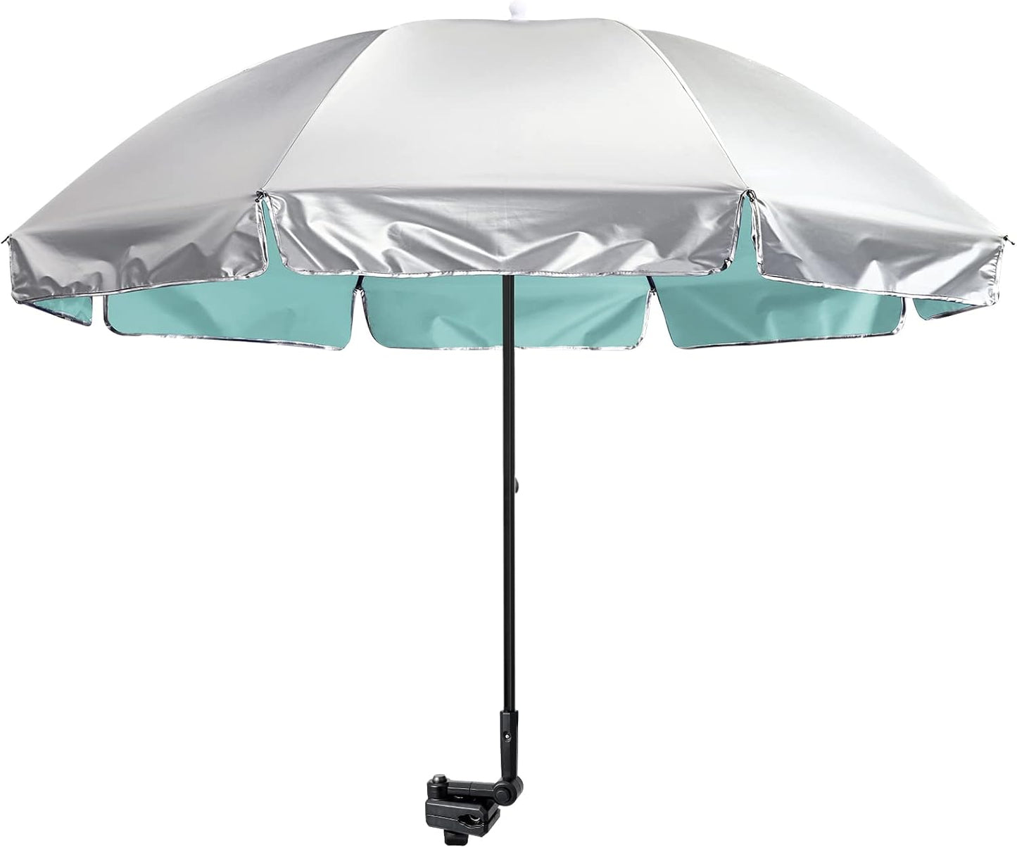 Sombrilla UPF 50 ajustable para playa cochecitos y sillas