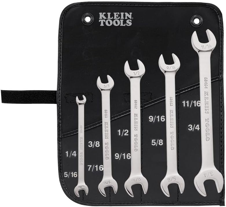 Set 5 Pzas Llaves SAE Klein 68450 con Bolsa Rodante