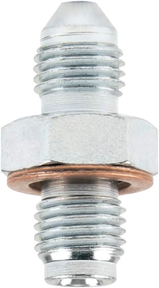 Adaptador recto 3AN a 3/8-24pulg acero