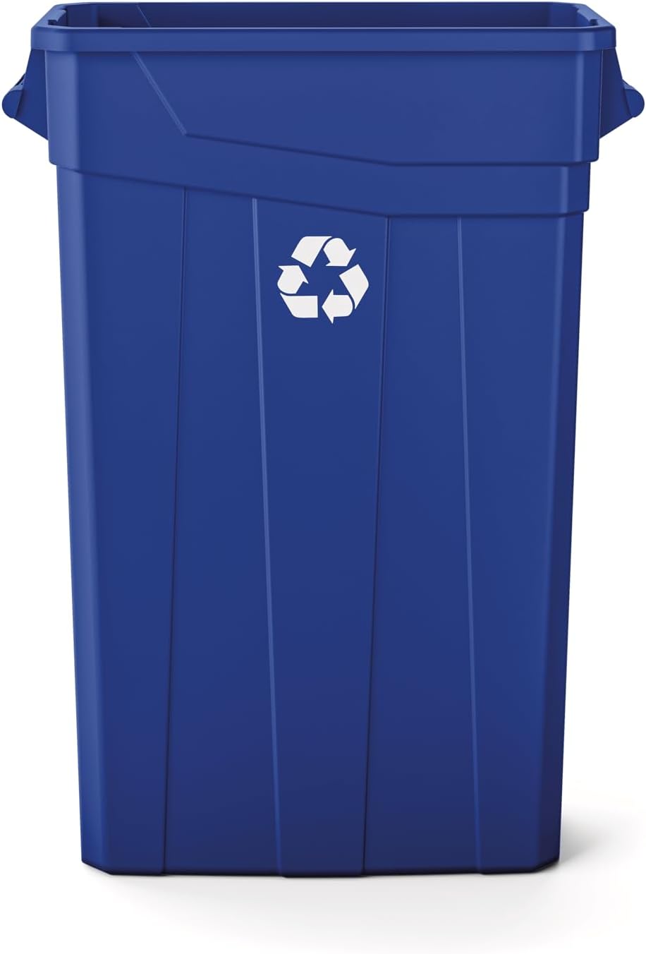 Cubo reciclaje delgado 23gal logotipo universal duradero