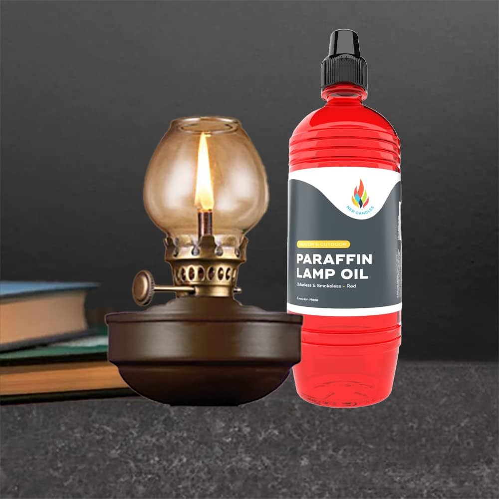 Aceite lámpara parafina medio litro uso interior exterior
