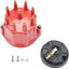 Tapa y rotor motor cilindro distribuidor 8 rojos