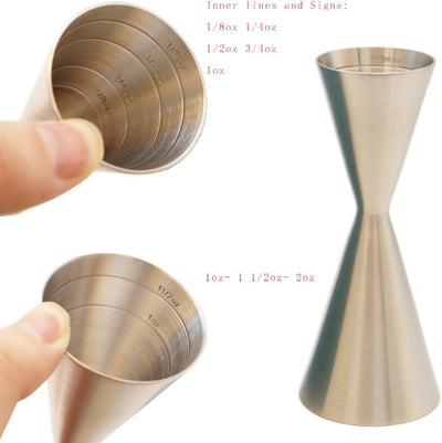 Herramientas barman jigger 1/2oz con medidor