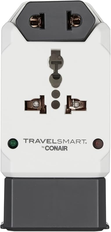 Adaptador viaje universal USB enchufe europeo con protección