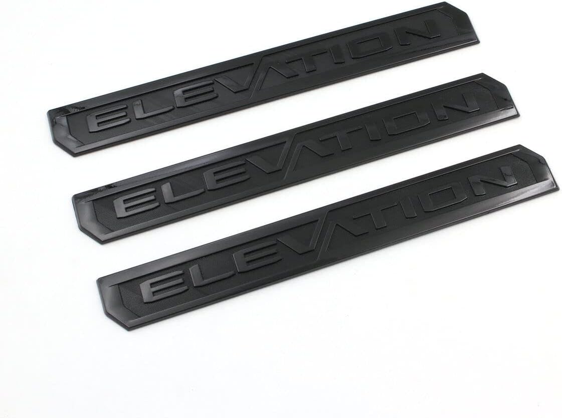 3 Emblemas 3D para puerta trasera Sierra negro