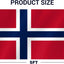 Bandera Noruega 3x5ft para fiestas desfiles eventos