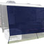 Pantalla parasol toldo 7x16" malla UV azul marino