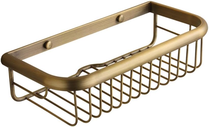 Estante ducha bronce latón para pared