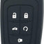 Funda silicona llavero 5 botones para Chevy Camaro Cruze