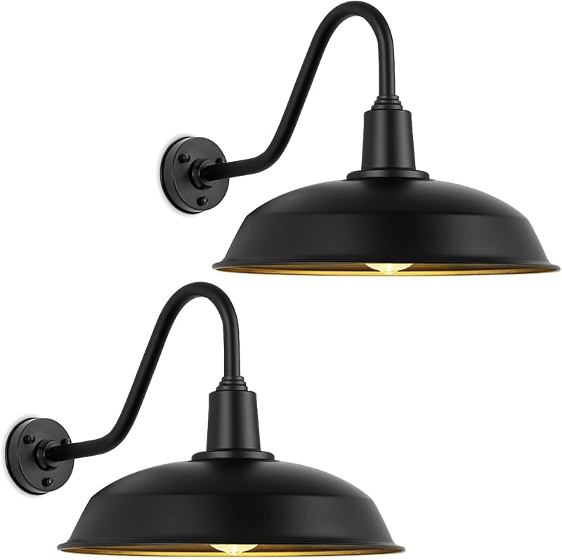 Luz de cuello de cisne 21pulg estilo rústico pack 2