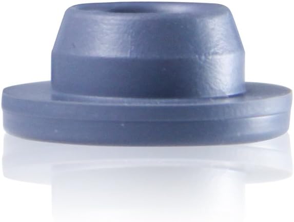 Tapones goma septa 0.787pulg butilo gris 500uds