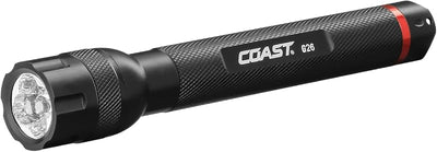 Linterna LED Bulls-Eye negra 415 lúmenes con pilas