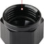 Adaptador bloqueo aluminio negro 2 Pzas