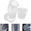 Taza medidora plástico alimenticio 5.4oz transparente cocina