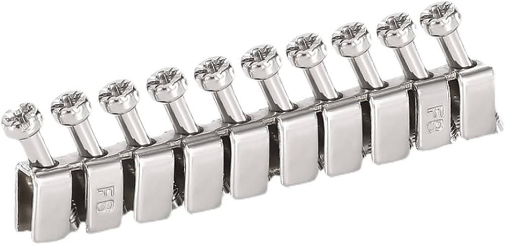 Puente fijo FBI-10-6 10 polos para riel DIN UK2.5B UK5N