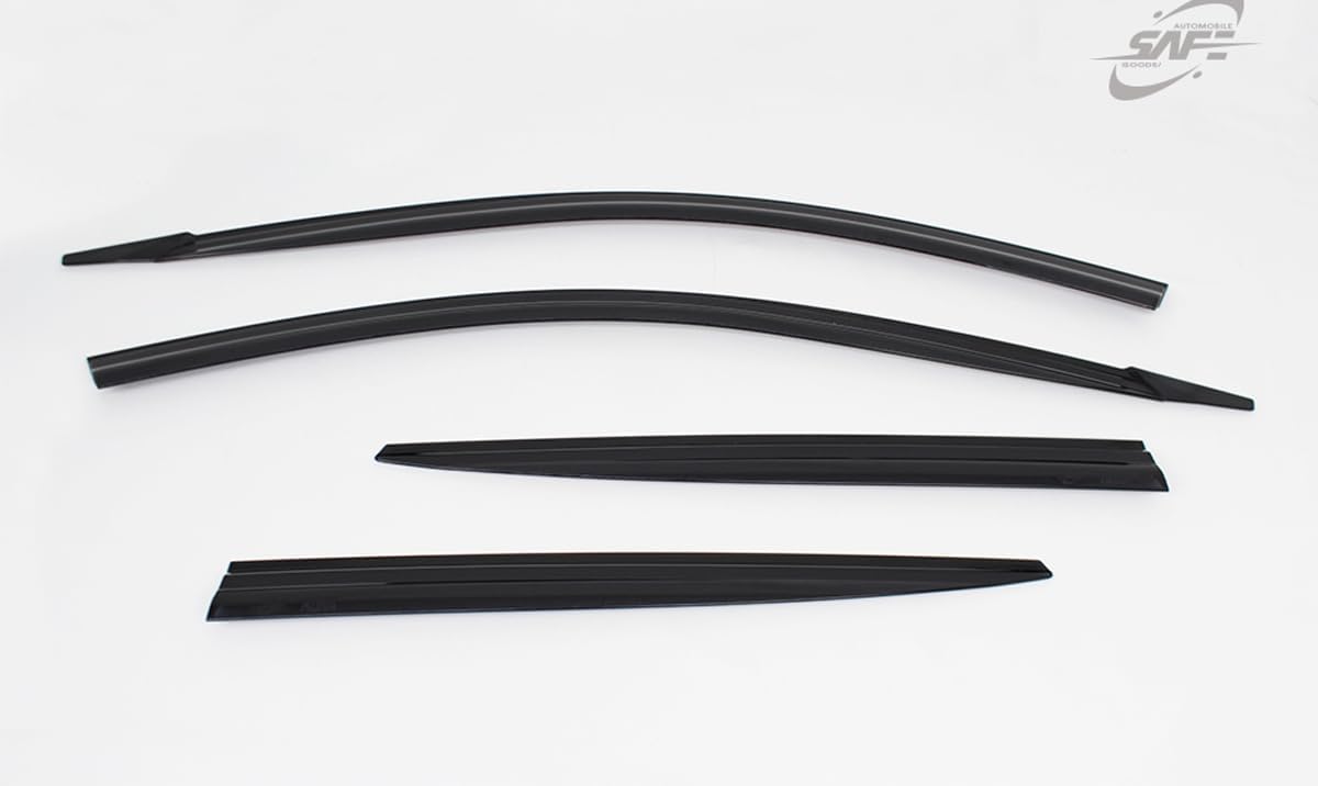 Visor de Ventana KONA 24~ Set 4 Pzas Negro