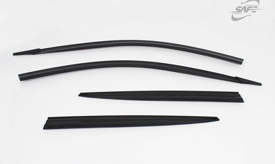 Visor de Ventana KONA 24~ Set 4 Pzas Negro