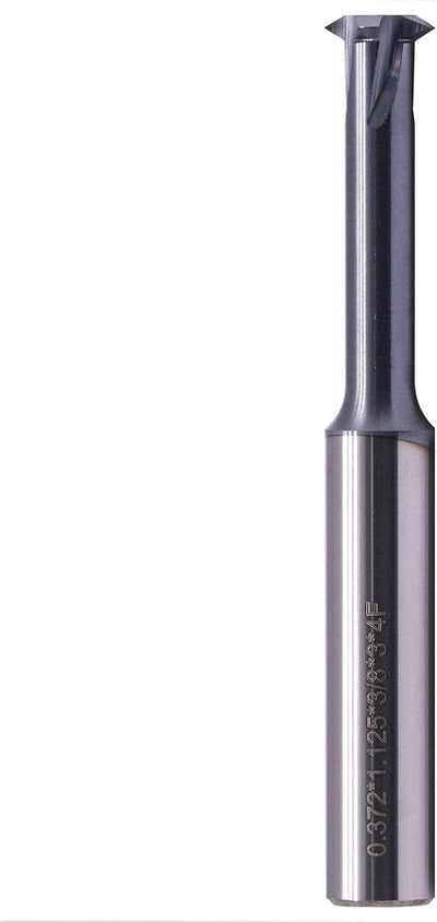 Fresa carburo sólido 1/2" 12-32 TPI 4 flautas