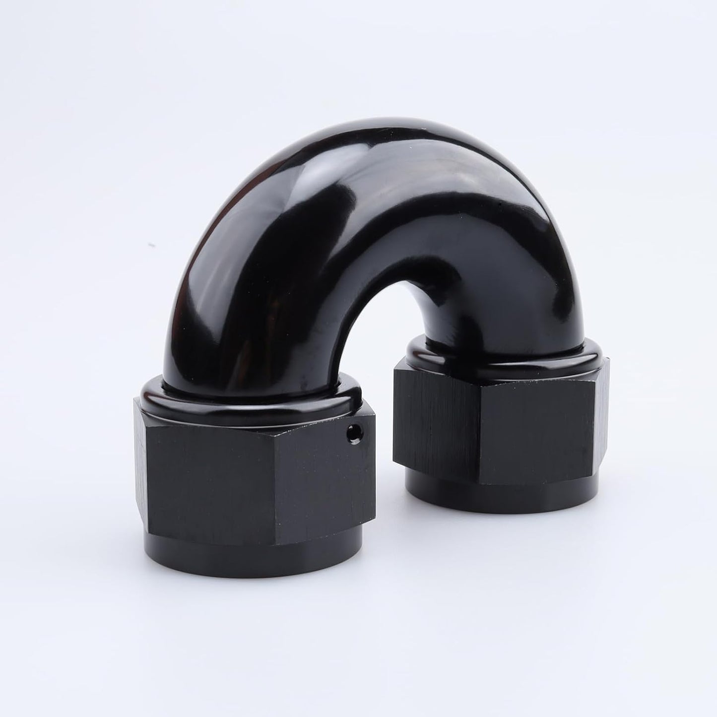 Acoplador giratorio aluminio negro 180 grados