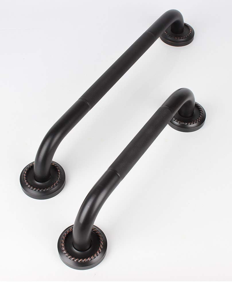 Barra agarre 24pulg antiderrap bronce baño ducha