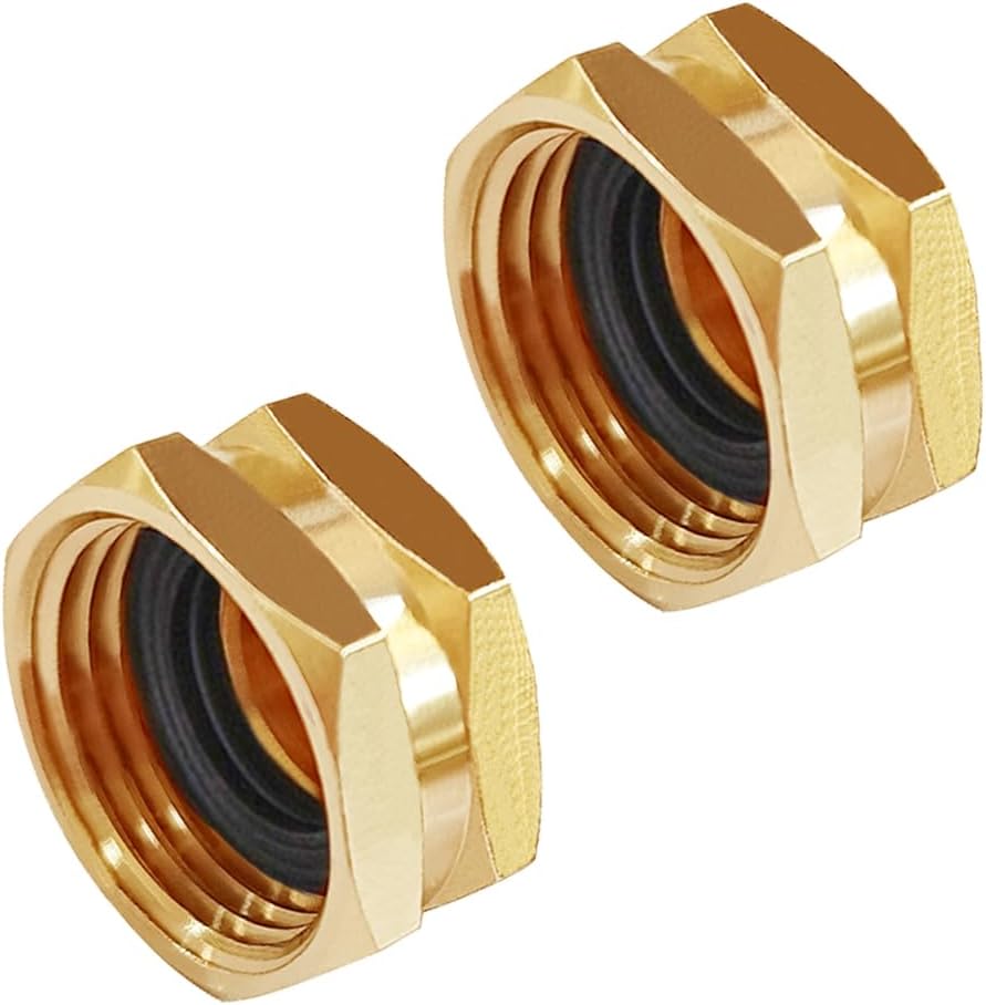 2 Unids Tapa Hexagonal Manguera Jardín Con Juntas