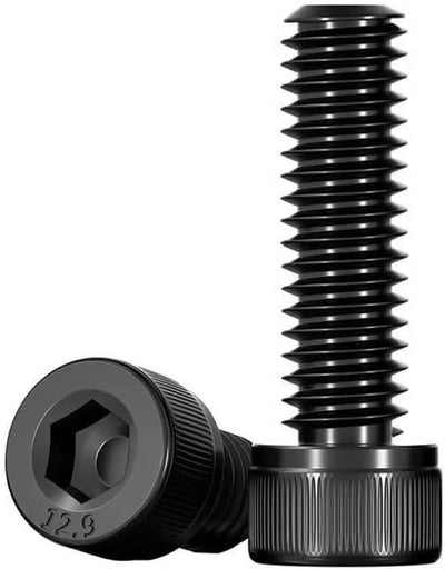 100 Tornillos Allen M1.0x0.63" Clase 12.9