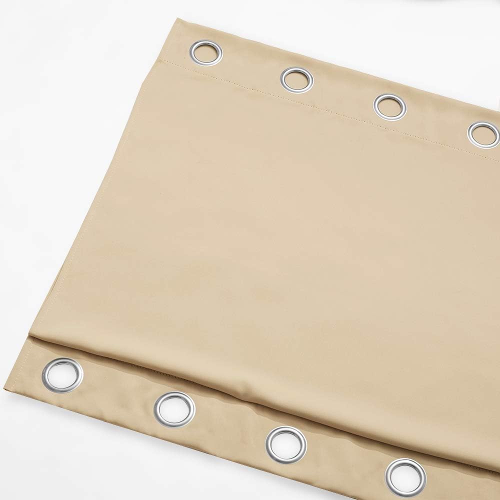 Cortina exterior impermeable con ojales antióxido