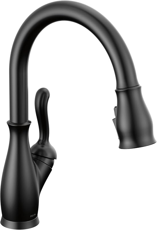 Grifo cocina negro mate rociador extraíble 9178-BL-DST
