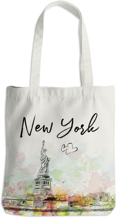 Bolsa de playa regalo recuerdo viaje Nueva York París