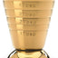 Medida bebida 2.5oz color dorado