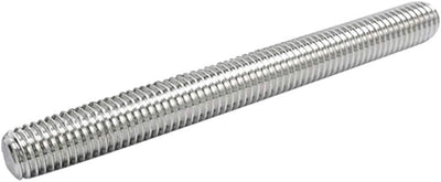Varilla rosca acero inox M8-1.25 9.843pulg derecha set 1