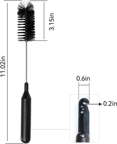 2 Cepillos Limpieza Aspiradora 11pulg Cortador