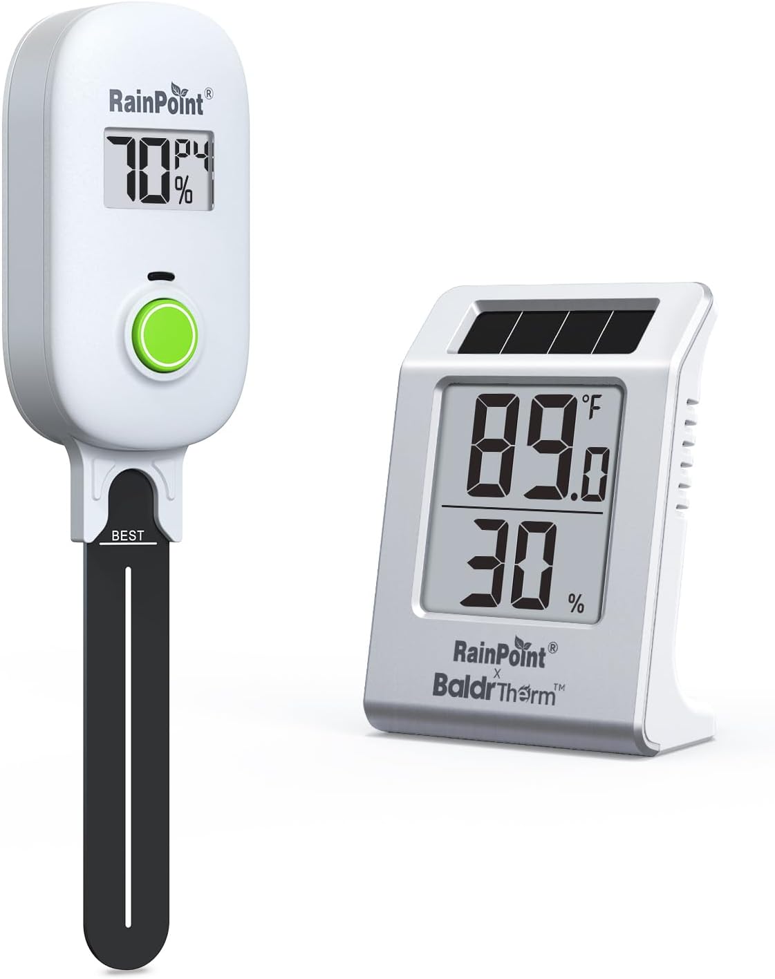 Termohigrómetro inalámbrico WiFi sensor humedad suelo