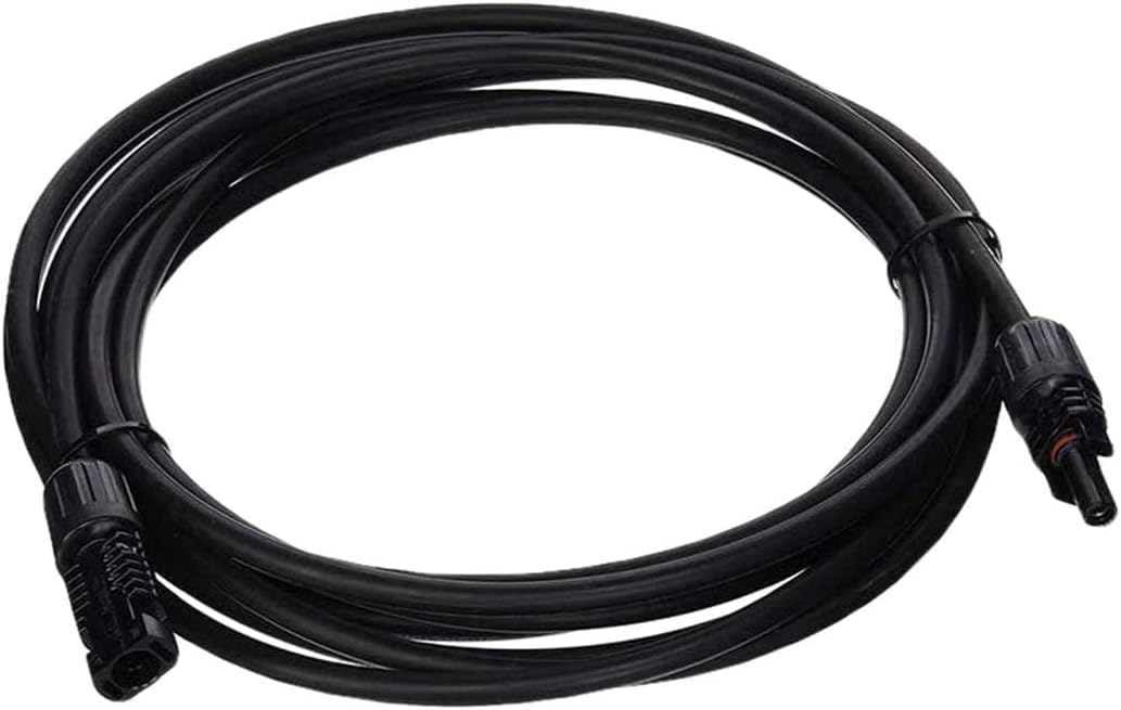Cable extensión solar 5ft 10AWG con conectores negro