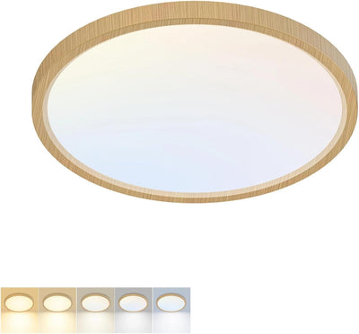 Lámpara LED empotrada techo 7pulg 5 temperaturas color