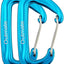 Mosquetones aluminio 3.2x2pulg resistentes senderismo camping