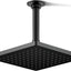 Cabezal ducha cuadrado 8pulg 2.5GPM color negro mate
