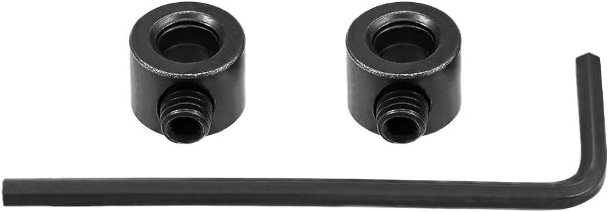 Tope taladro 0.197pulg acero carbono negro paquete 2