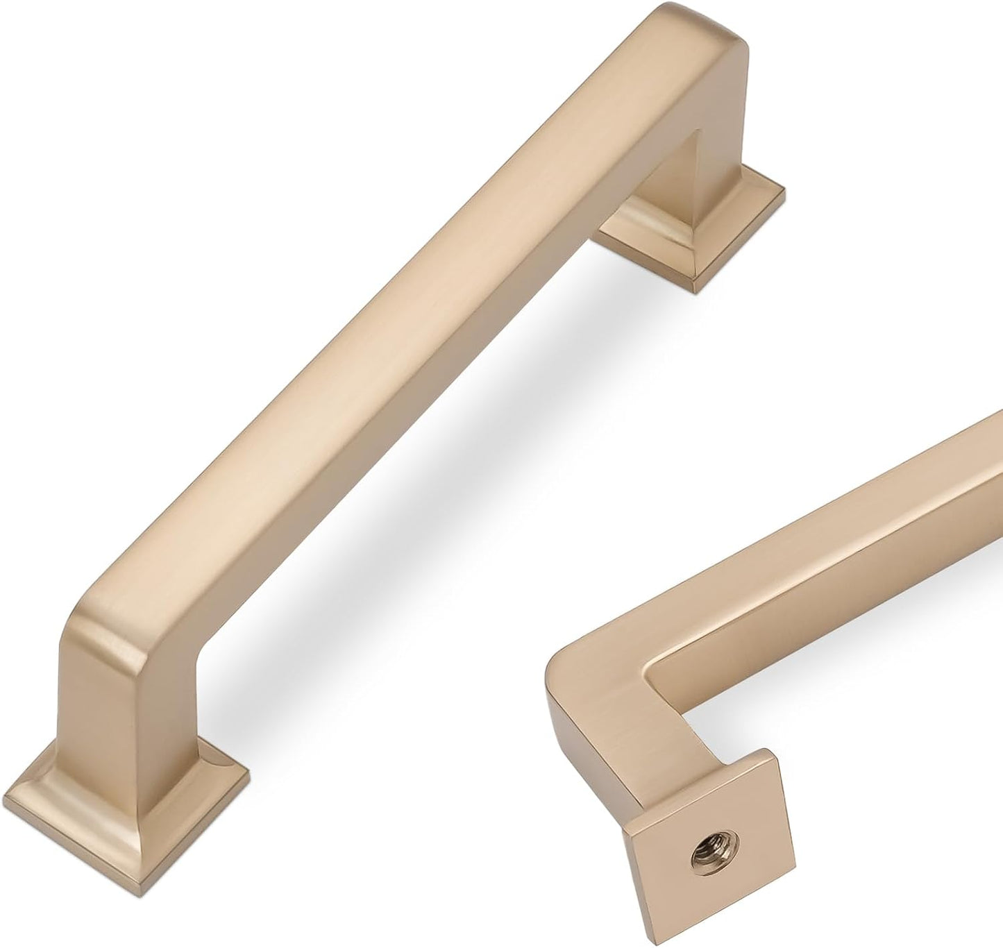 10 Tiradores Gabinete Cocina 3-3/4pulg Color Bronce Champán
