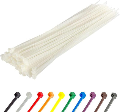 Bridas cremallera 12pulg 100uds resistentes 40lb