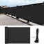 Valla privacidad balcón jardín 4.9x13ft duradera resistente