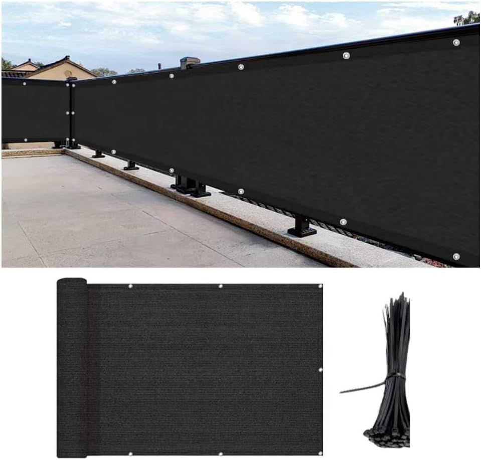 Valla privacidad balcón jardín 4.9x13ft duradera resistente