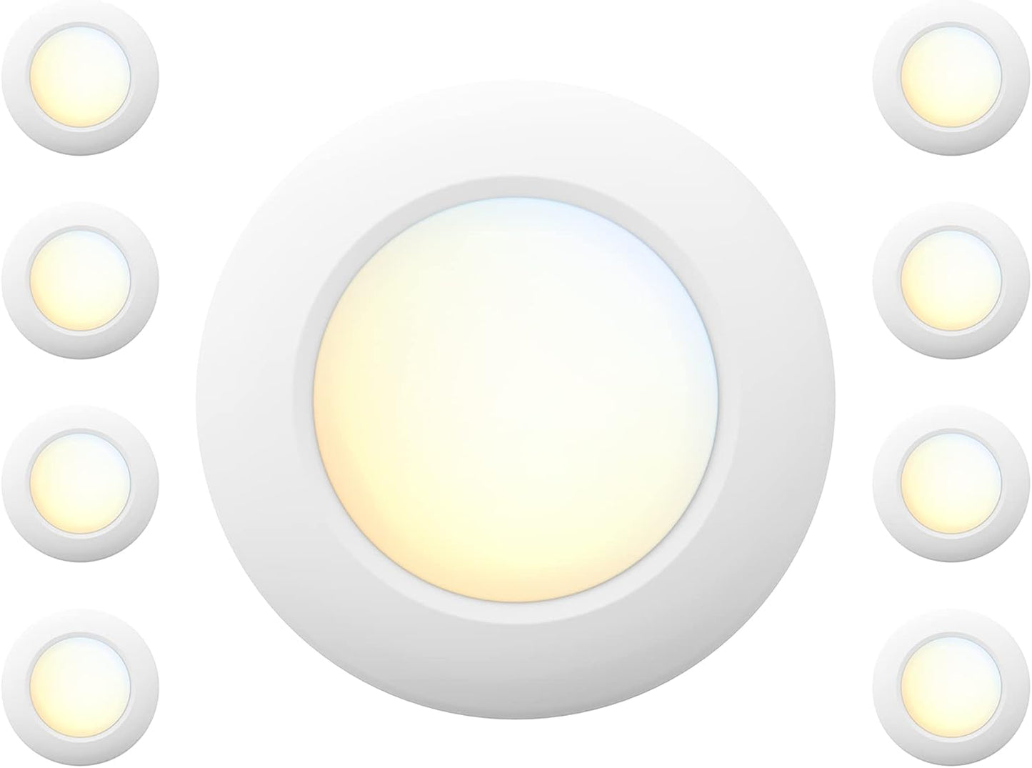 8 Pack Luces LED 6pulg Empotrable 5CCT 15W