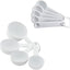 Juego tazas y cucharas medidoras con mango suave