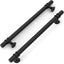 10 Tiradores Negro Mate para Armarios Cocina 6.3"