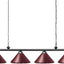 Mesa billar luces 70" para sala set