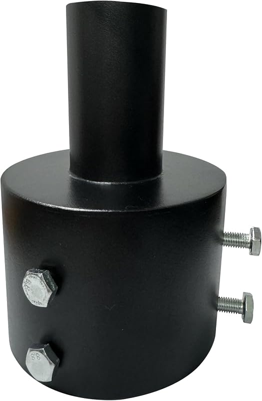 Adaptador poste redondo 5" para luz LED estacionamiento