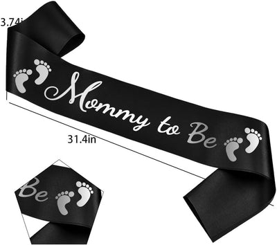 2 Bandas Negras para Baby Shower Regalos Nueva Mamá