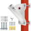 Soporte poste bandera 1pulg acero carbono negro 45grados